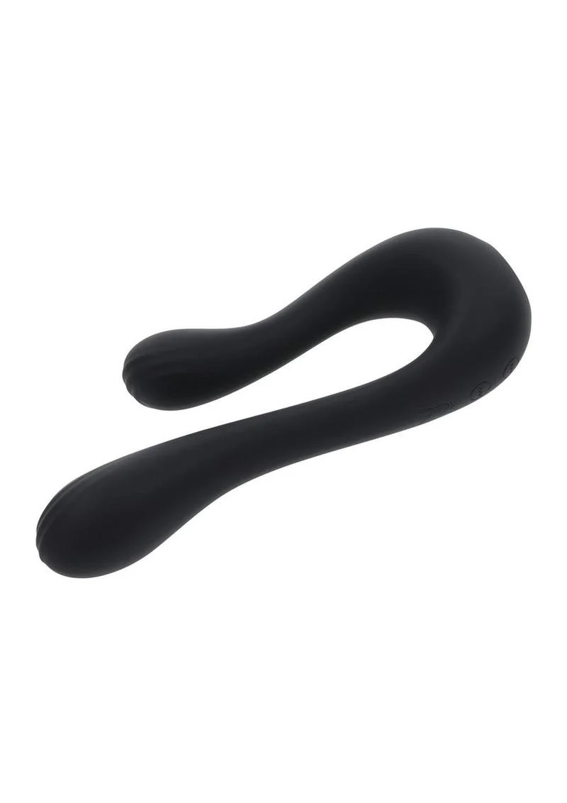 Playboy The Swan Rechargeable Silicone Dual Vibrator - Image 3