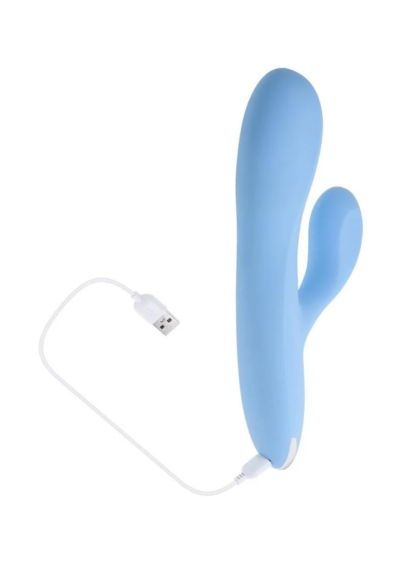 Playboy Up and Away Rechargeable Silicone Rabbit Vibrator - Image 4