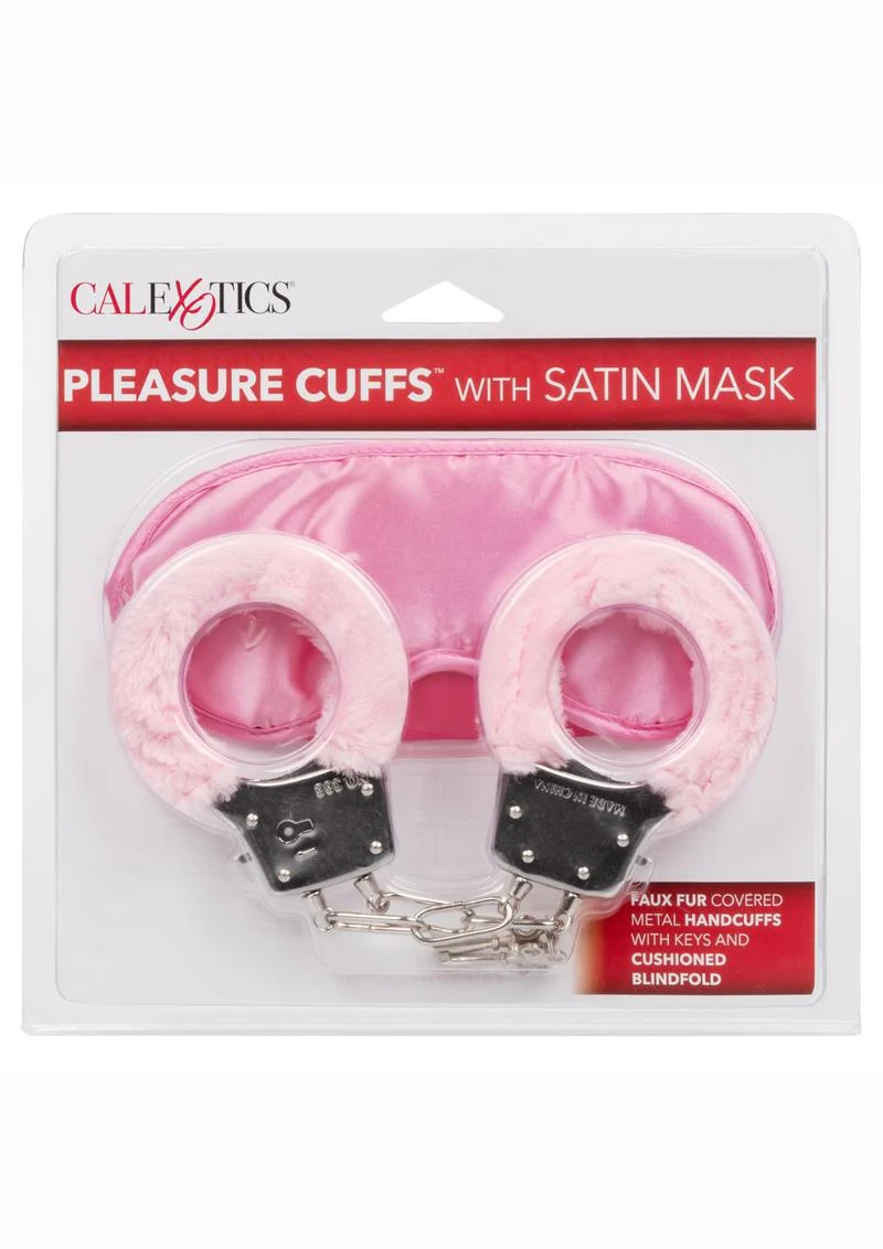 Pleasure Cuffs with Satin Mask - Image 2