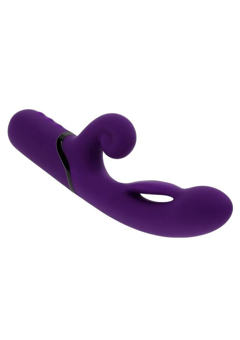 Pleasure Puff Rechargeable Silicone Expandable Rabbit Vibrator - Image 3