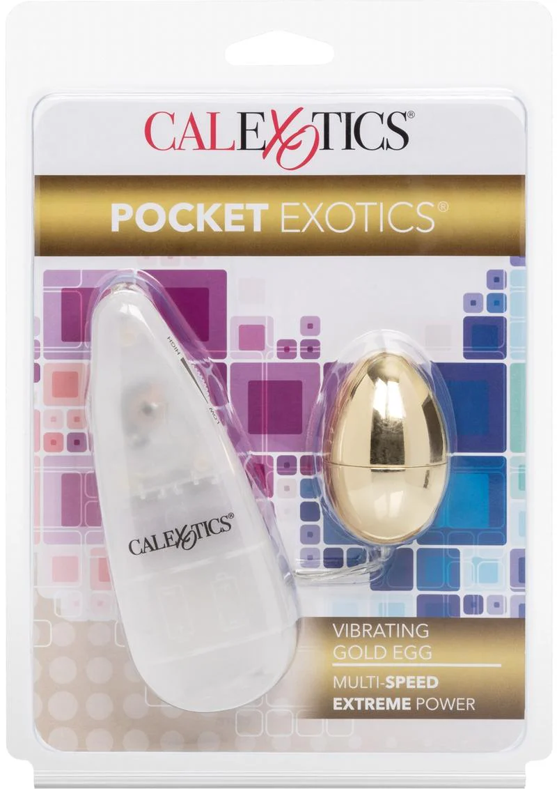 Pocket Exotics Vibrating Gold Egg - Image 2