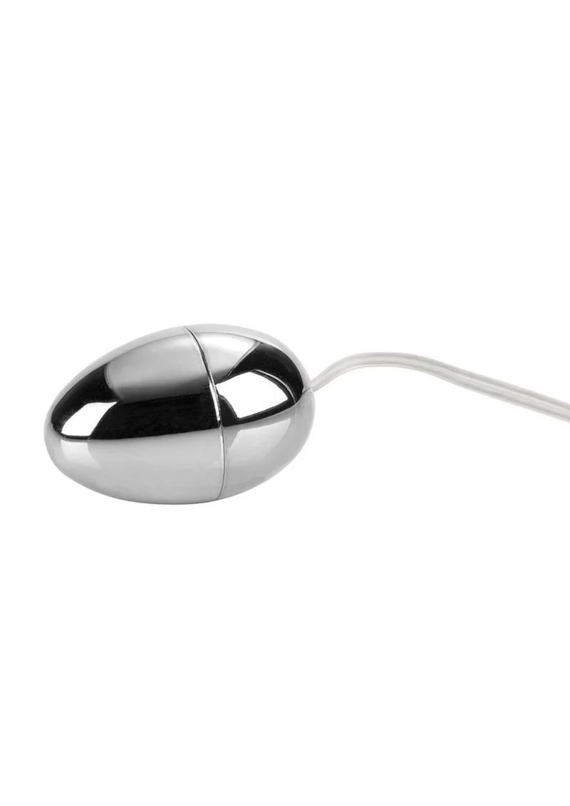 Pocket Exotics Vibrating Silver Egg - Image 3