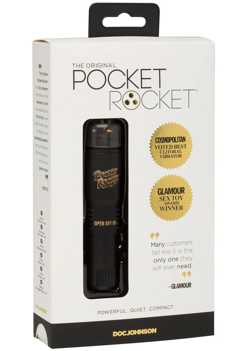 Pocket Rocket Limited Edition Mini Massager Velvet Touch - Image 2