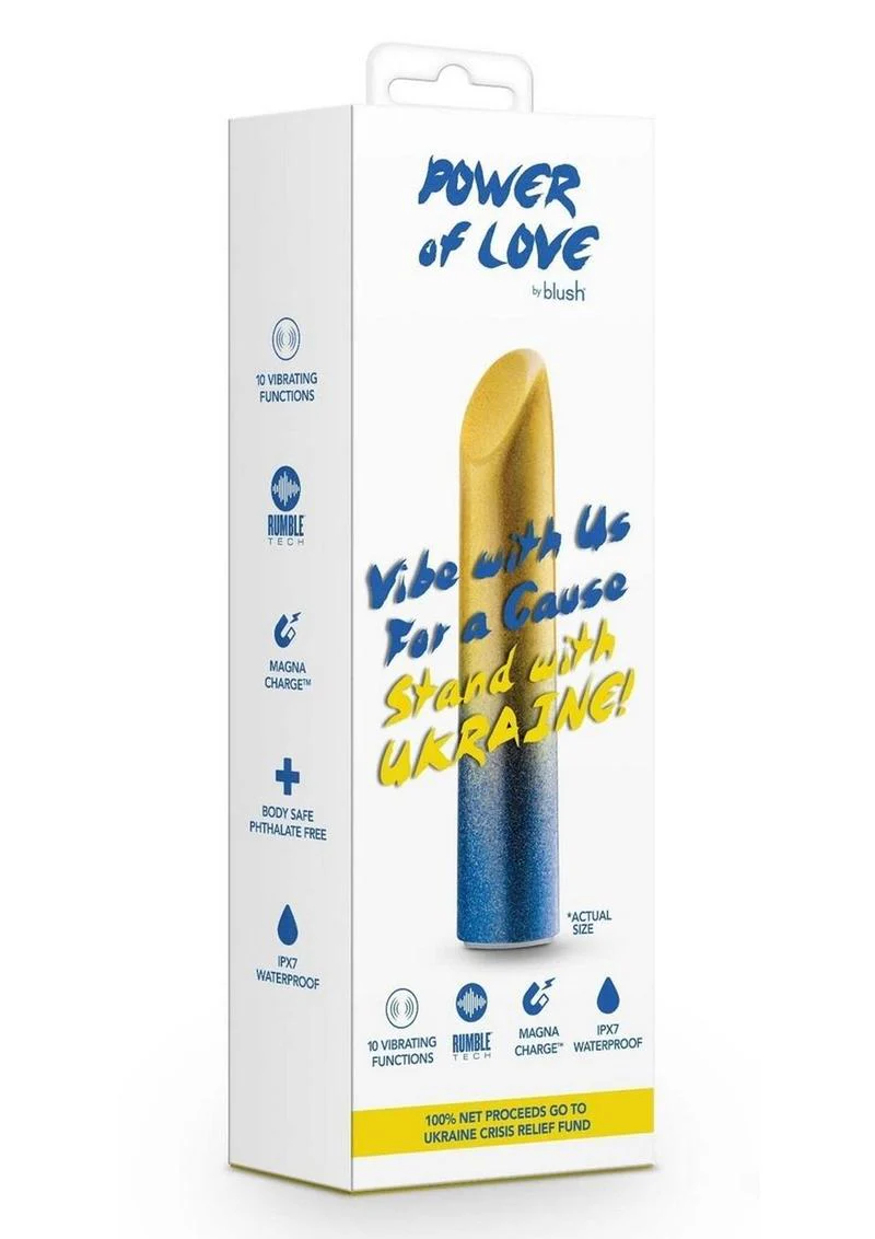 Power Of Love Ukraine Rechargeable Vibrator - Image 2