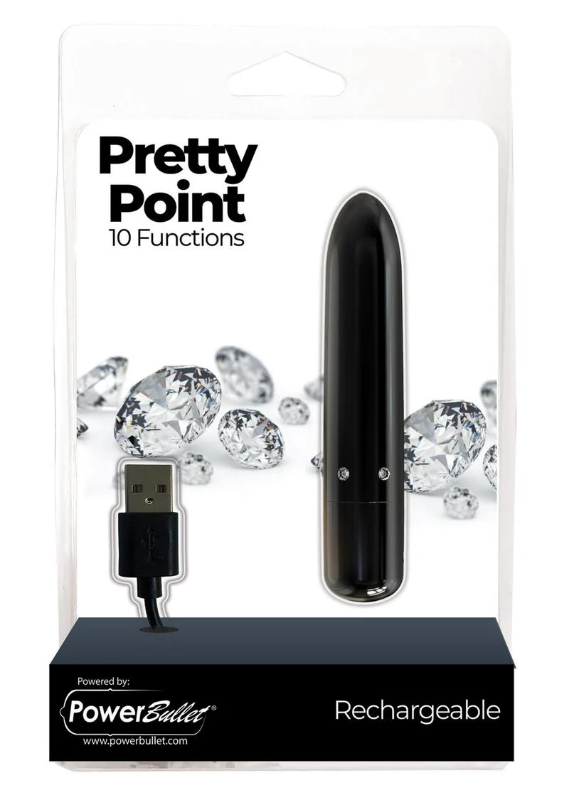 Powerbullet Pretty Point Rechargeable Bullet Vibrator - Image 5