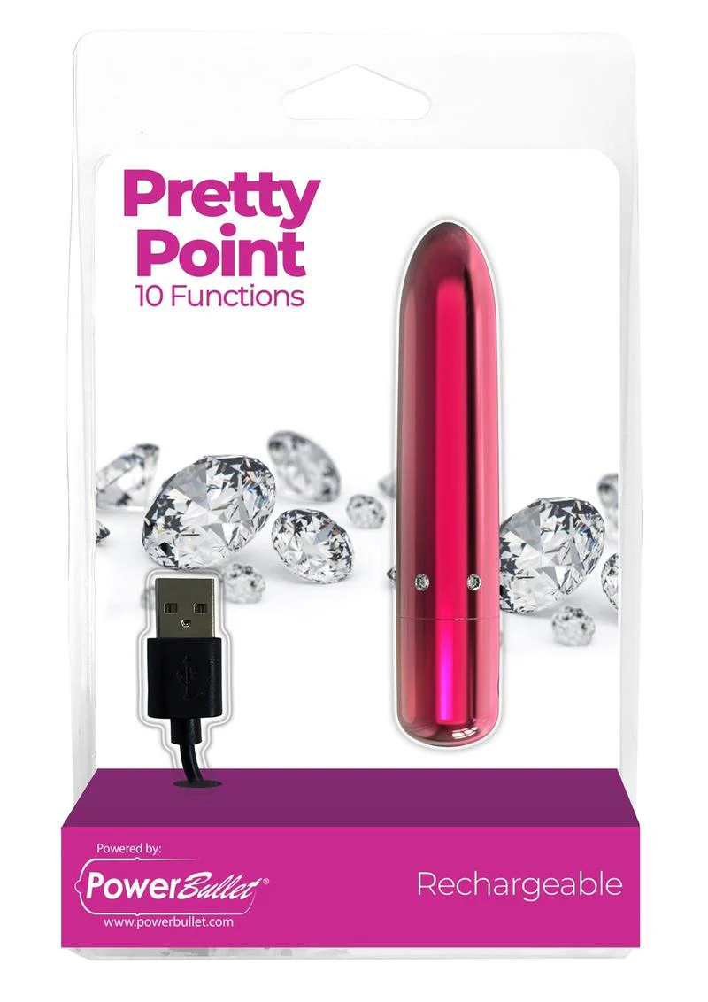 Powerbullet Pretty Point Rechargeable Bullet Vibrator - Image 7