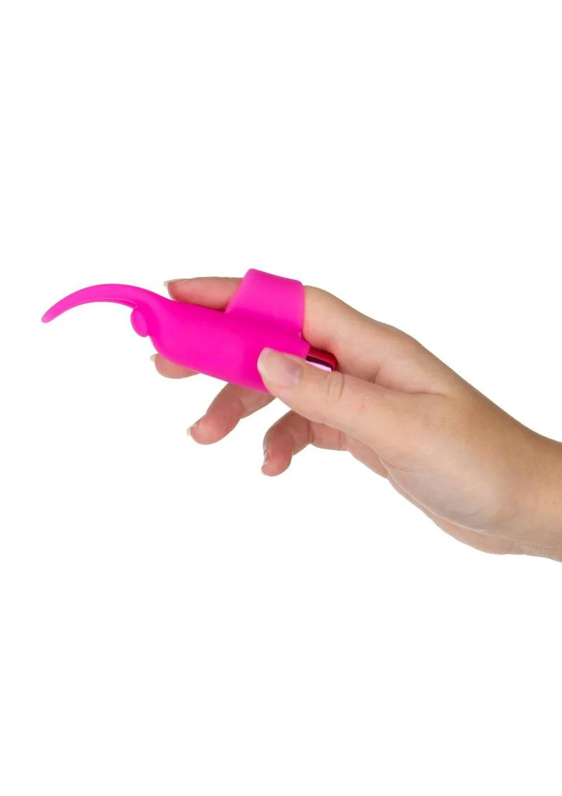 Powerbullet Silicone Teasing Tongue with Mini Rechargeable Bullet - Image 4