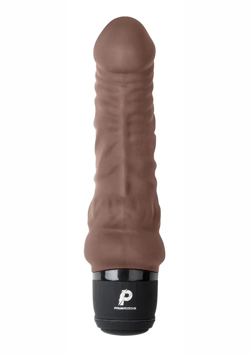 Powercocks Silicone Rechargeable Realistic Vibrator - Image 4