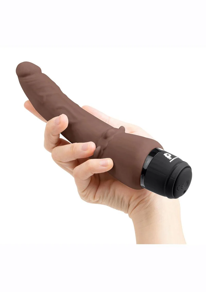 Powercocks Silicone Rechargeable Slim Anal Realistic Vibrator - Image 11