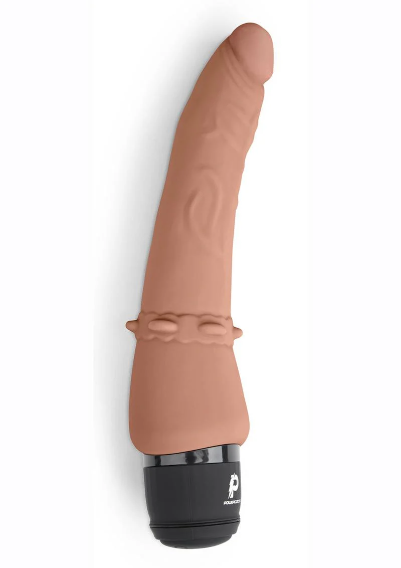 Powercocks Silicone Rechargeable Slim Anal Realistic Vibrator - Image 2