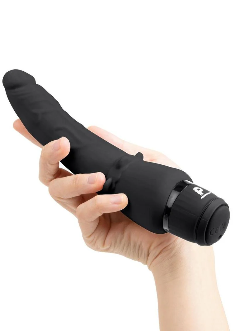 Powercocks Silicone Rechargeable Slim Anal Realistic Vibrator - Image 6