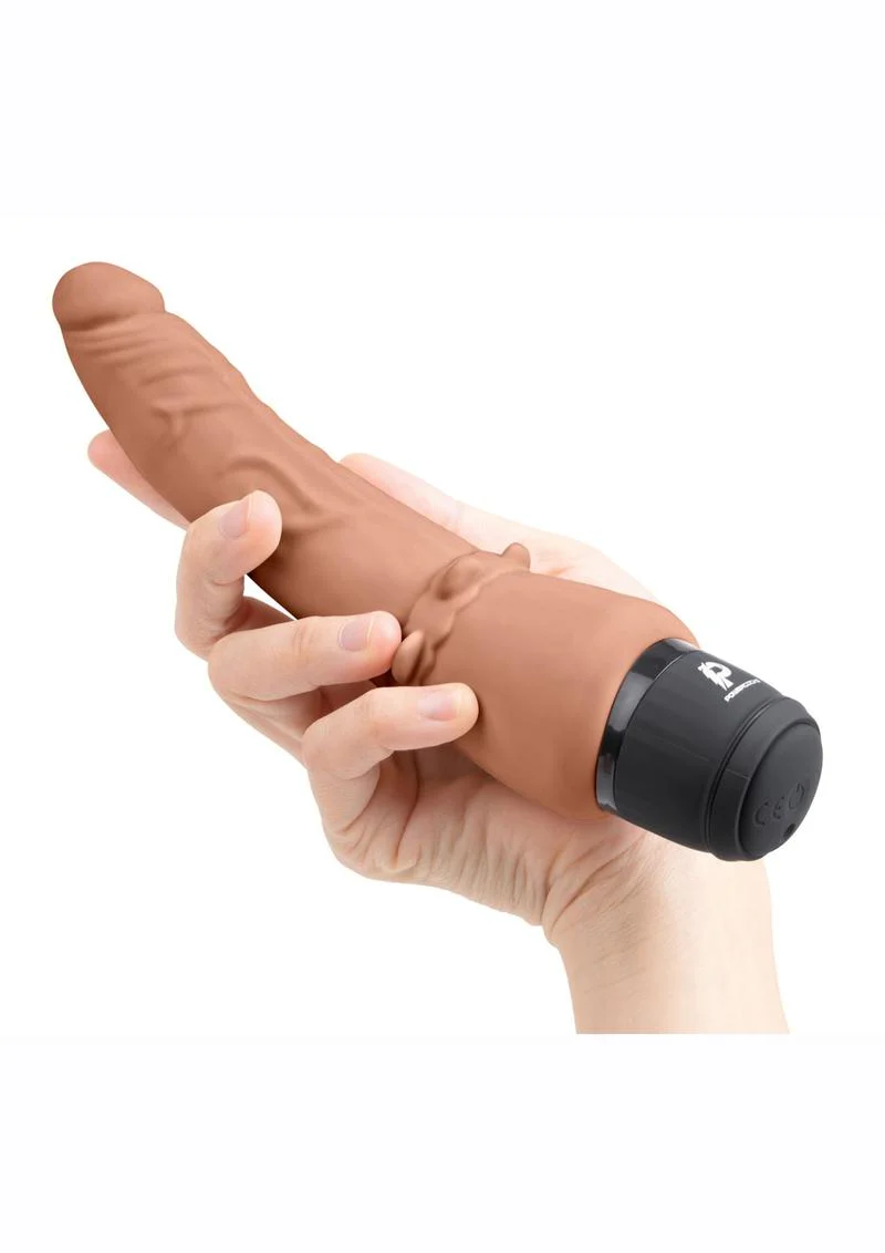 Powercocks Silicone Rechargeable Slim Anal Realistic Vibrator - Image 9