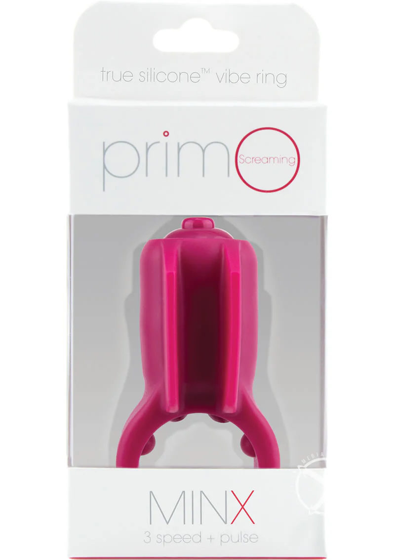 Primo Minx True Silicone Vibrating Cock Ring Waterproof - Image 2