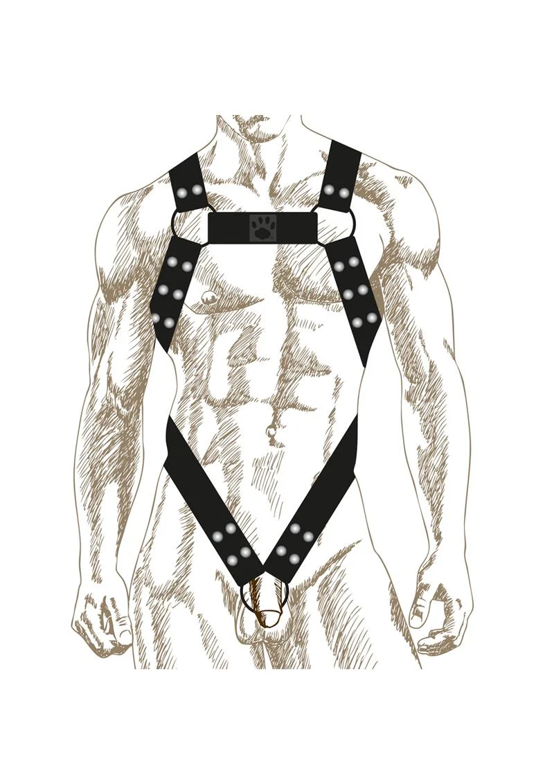 Prowler Red Butch Body Harness - Image 9
