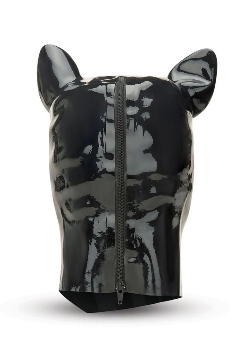 Prowler Red Latex Pig Hood - Image 4