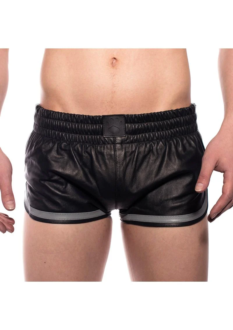 Prowler Red Leather Sport Shorts - Image 8