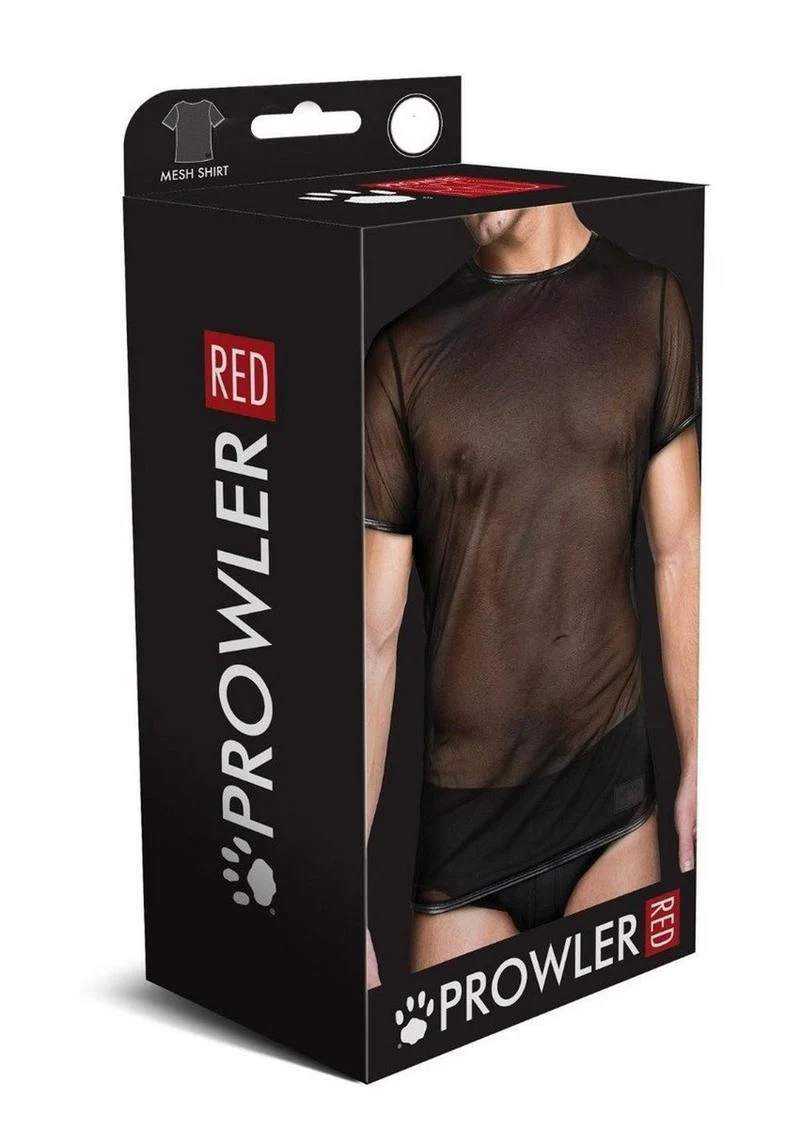 Prowler Red Mesh Tee Shirt - Image 3