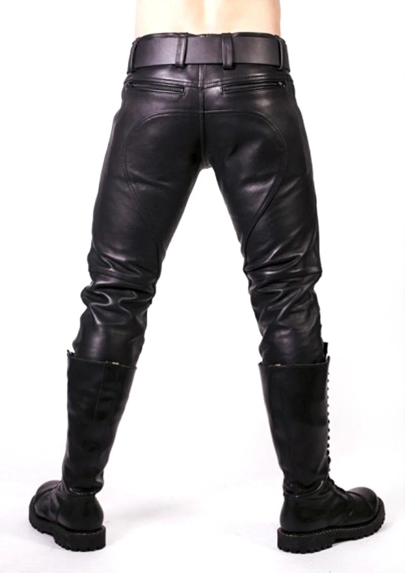 Prowler Red Prowler Leather Jeans - Image 15