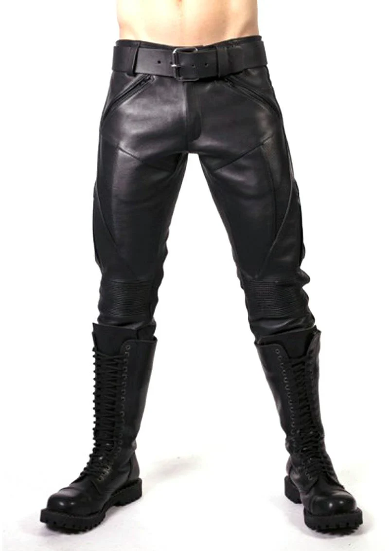 Prowler Red Prowler Leather Jeans - Image 8