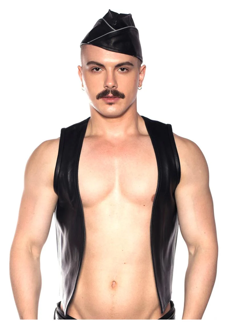 Prowler Red Waistcoat Stripe - Image 2