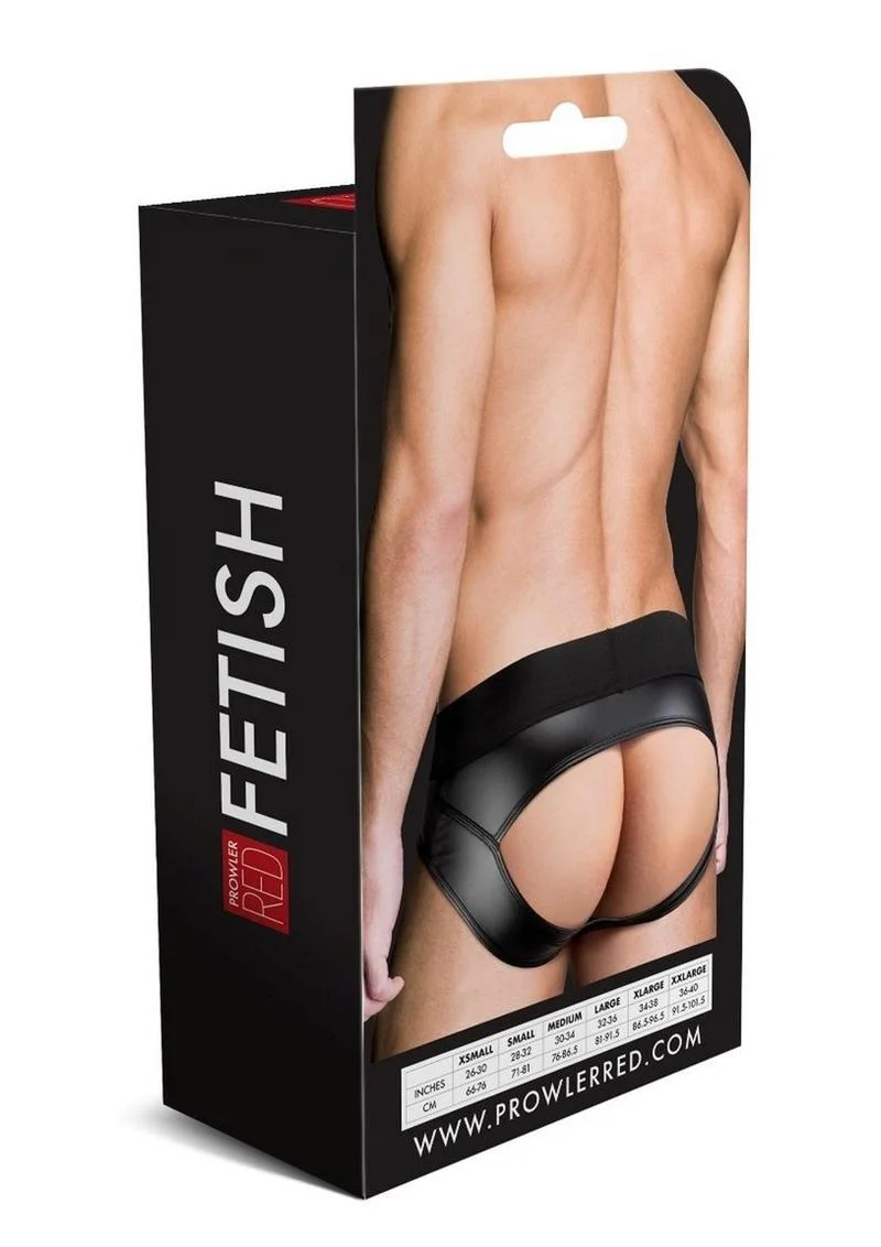 Prowler Red Wetlook Ass-Less Brief - Image 20