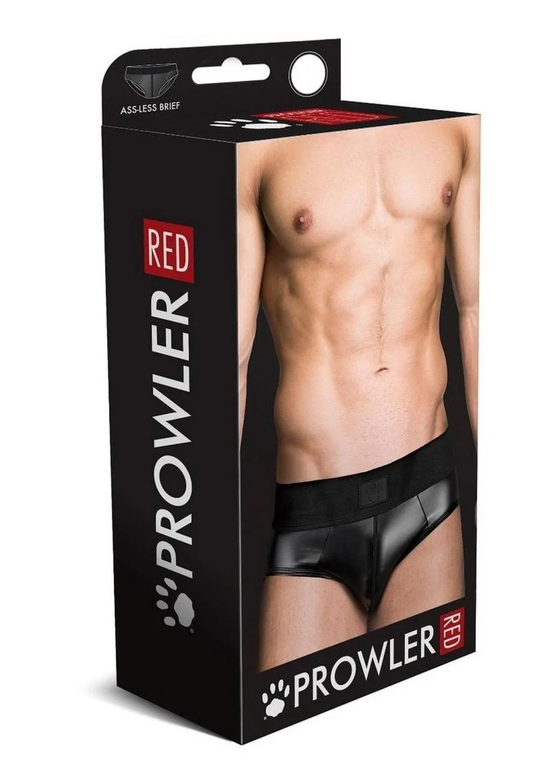 Prowler Red Wetlook Ass-Less Brief - Image 3