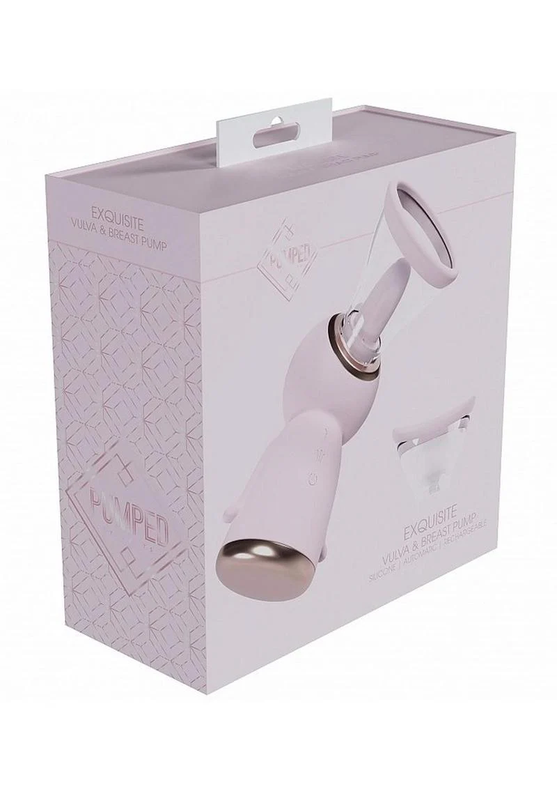 Pumped Exquisite Automatic 13 Speed Silicone Rechargeable Vulva and Breast Pump - Image 6