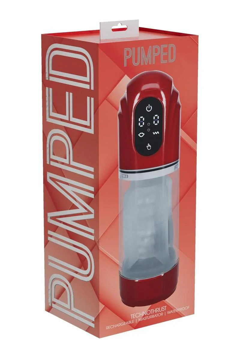 Pumped Technothrust 10 Function Automatic Masturbator - Metallic - Image 2