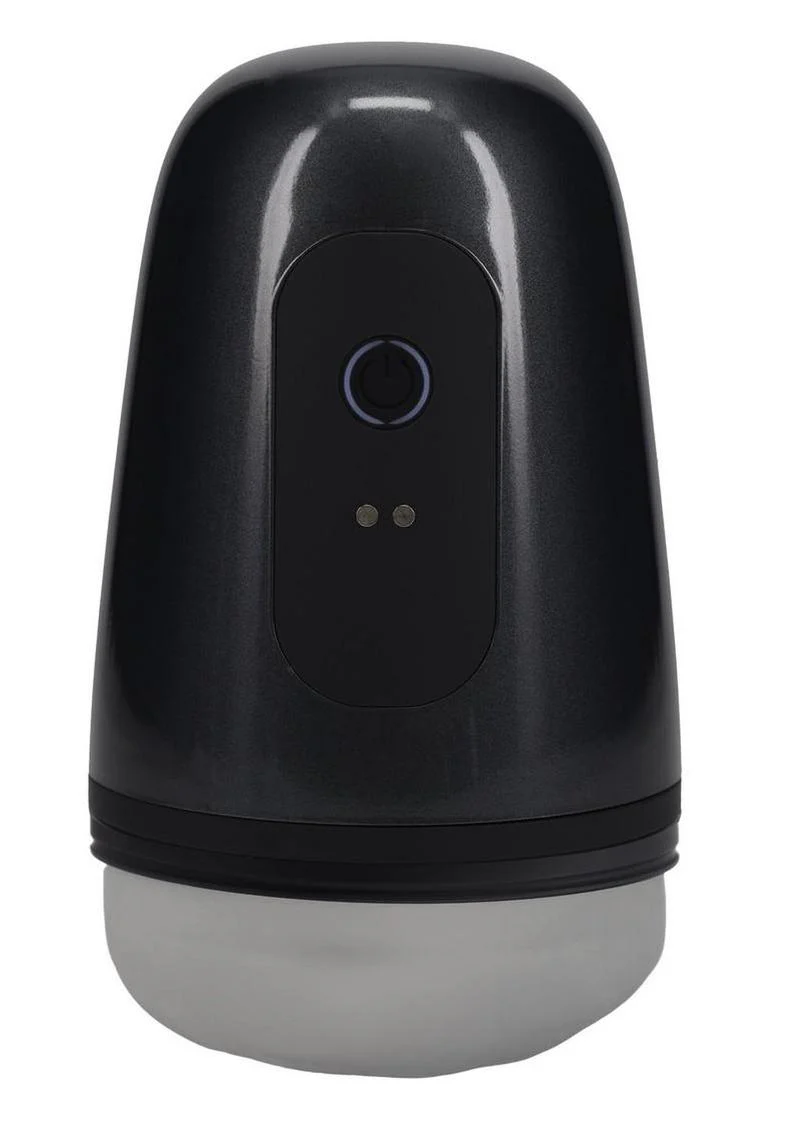 Pumped Vibrobator Pressure Suction 9 Function Vibrating Rechargeable Masturbator