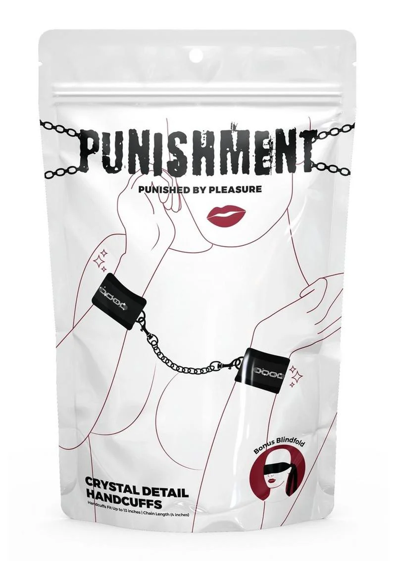 Punishment Crystal Detail Handcuffs - Image 2