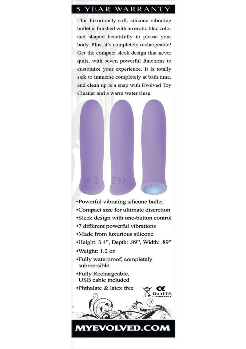 Purple Haze Rechargeable Silicone Bullet - Image 4