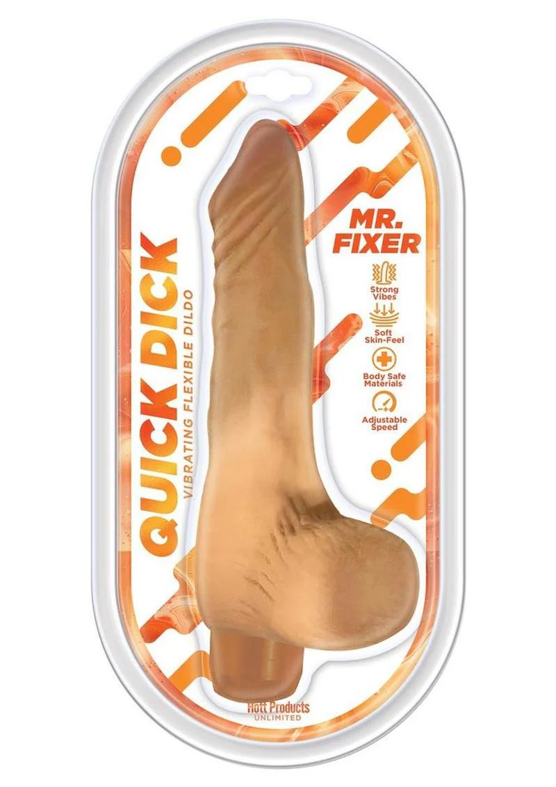 Quick Dick Mr Fixer Vibrating Silicone Dildo - Image 2