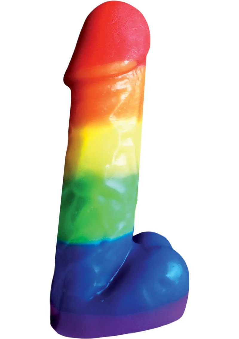 Rainbow Pecker Party Candle