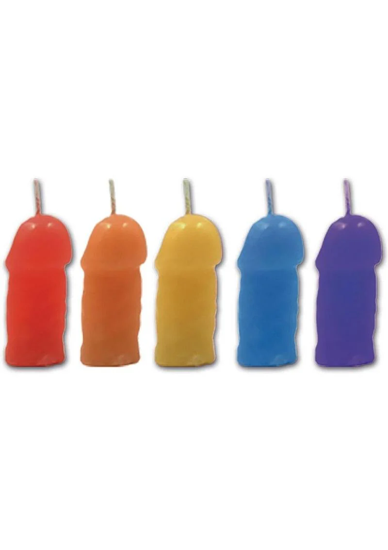 Rainbow Pecker Party Candles - Image 3