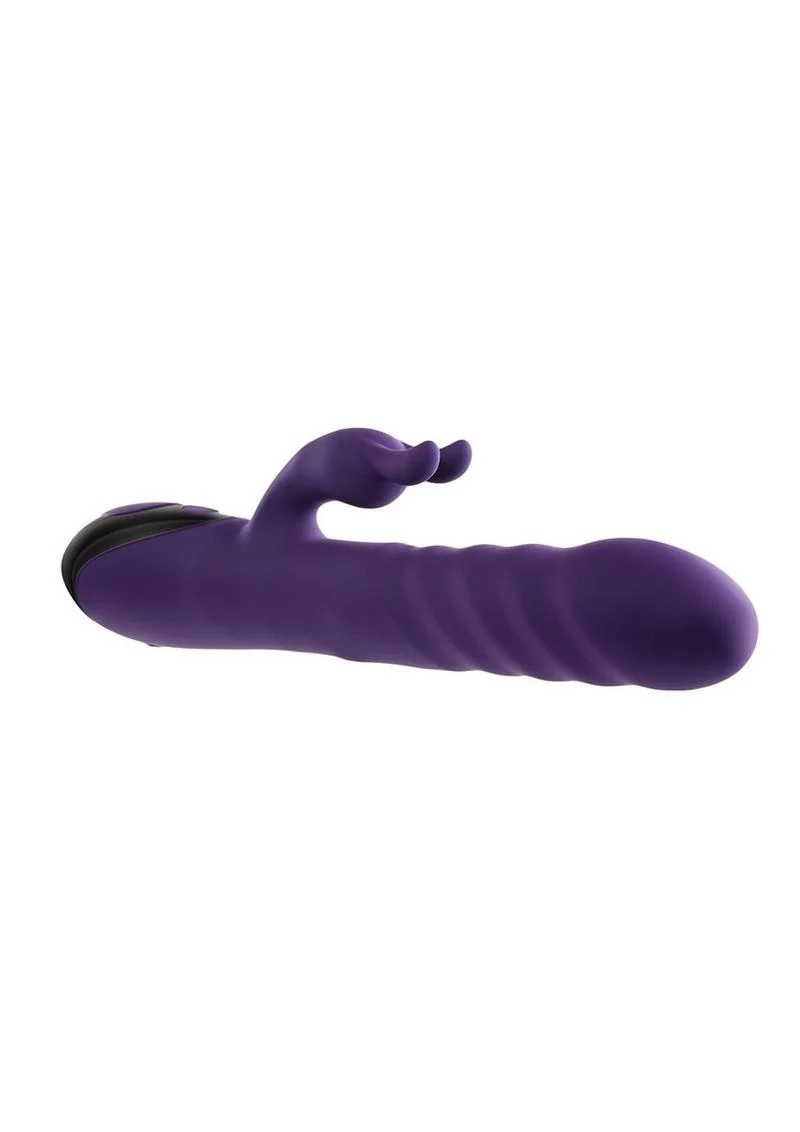 Rascally Rabbit Rechargeable Silicone Thrusting Rotating Vibrator - Image 3