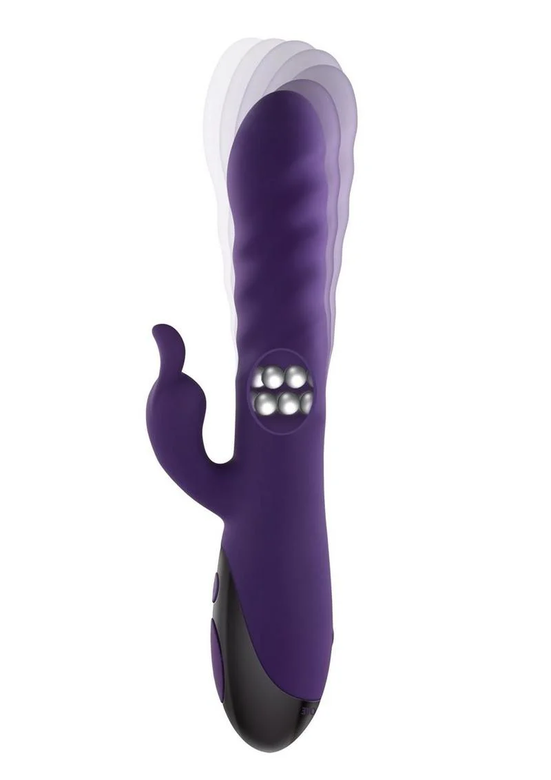 Rascally Rabbit Rechargeable Silicone Thrusting Rotating Vibrator - Image 4