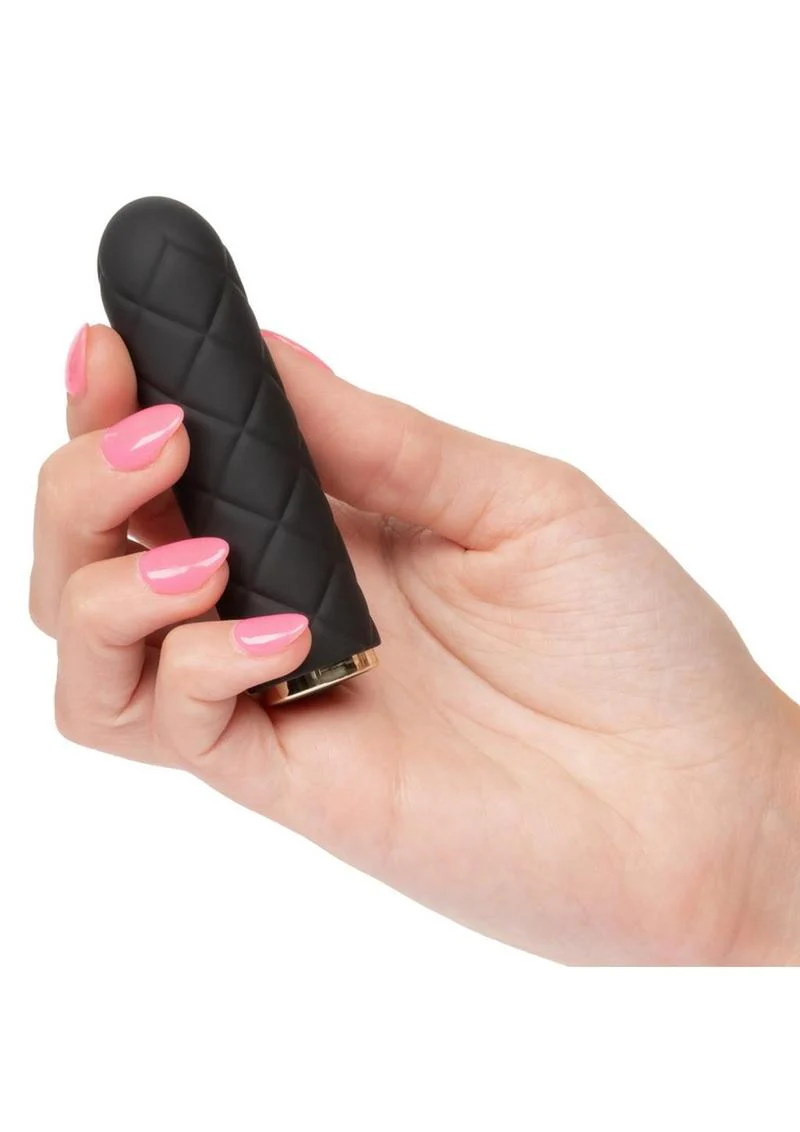 Raven Quilted Seducer Rechargeable Silicone Bullet - Image 4