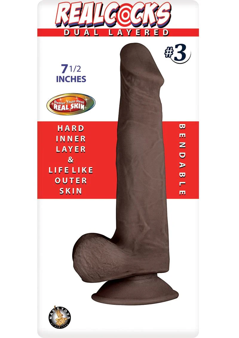 Realcocks Dual Layered #3 Bendable Dildo - Image 5