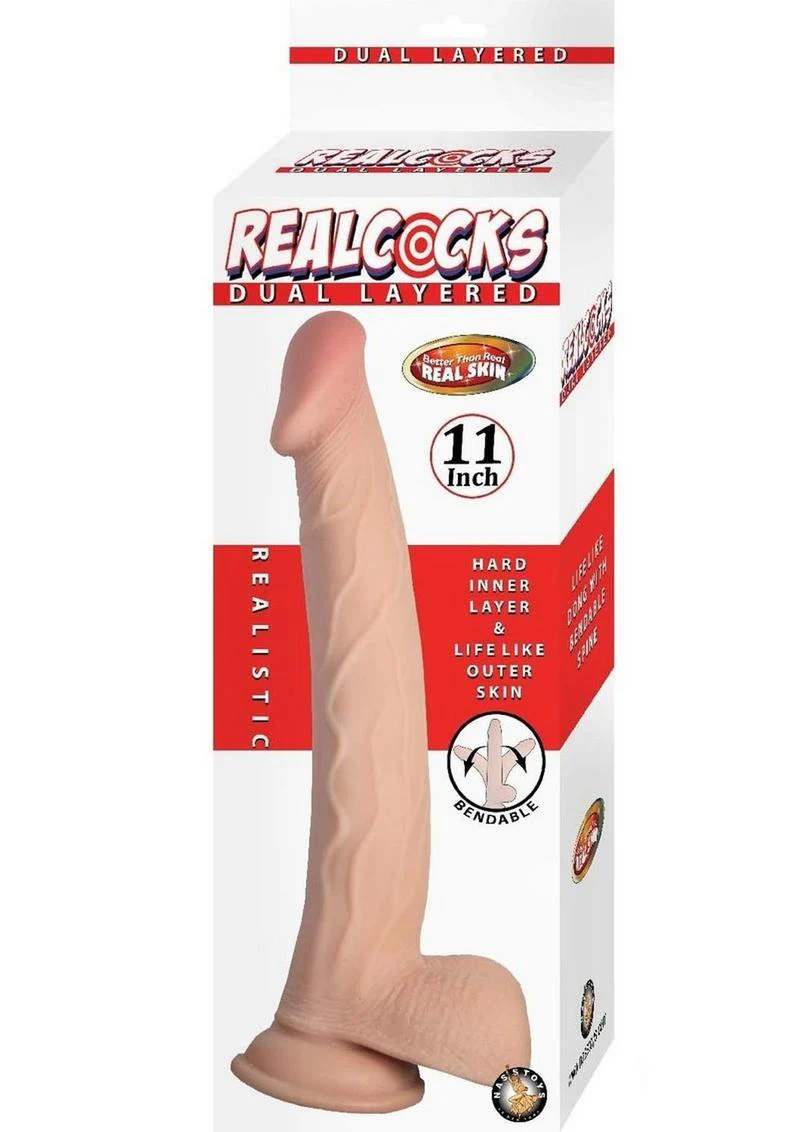 Realcocks Dual Layered Bendable Dildo - Image 16