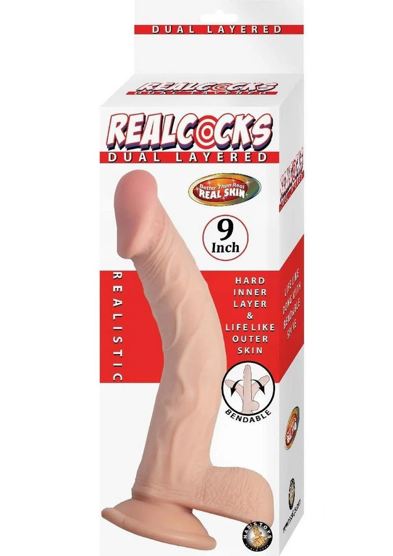 Realcocks Dual Layered Bendable Dildo - Image 22