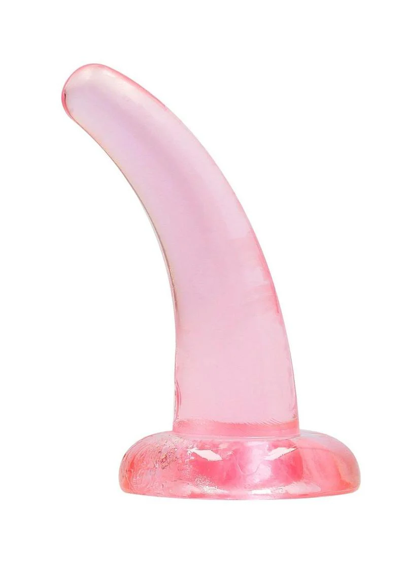 Realrock Crystal Clear Non Realistic Dildo with Suction Cup - Image 11