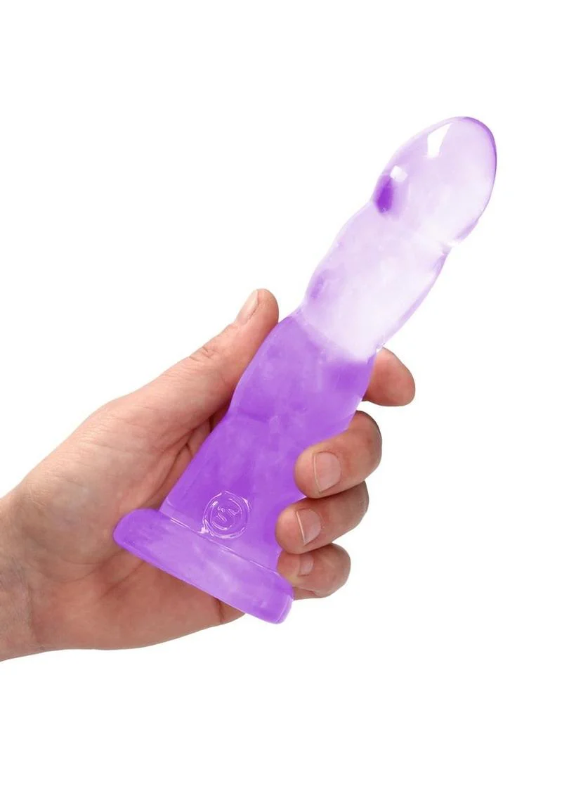 Realrock Crystal Clear Non Realistic Dildo with Suction Cup - Image 15