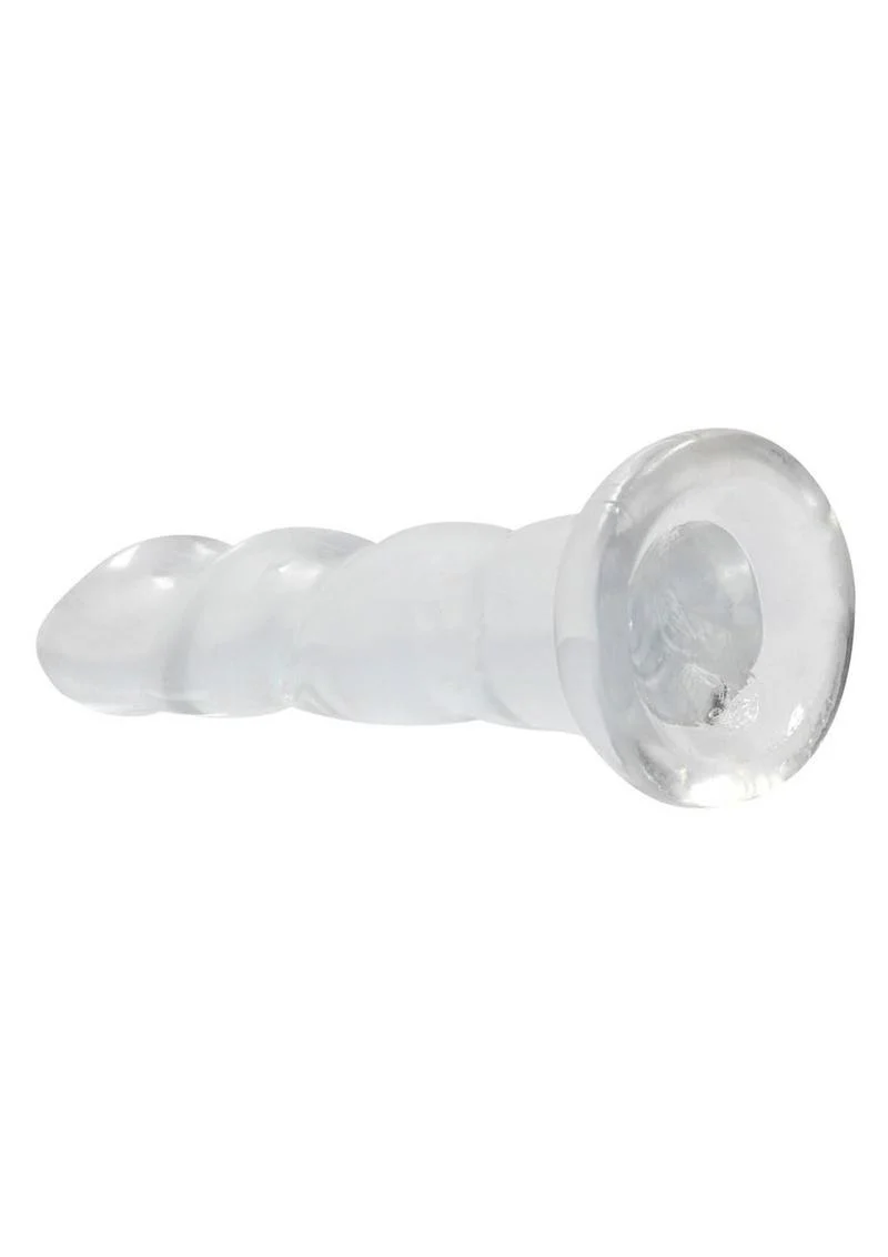 Realrock Crystal Clear Non Realistic Dildo with Suction Cup - Image 20
