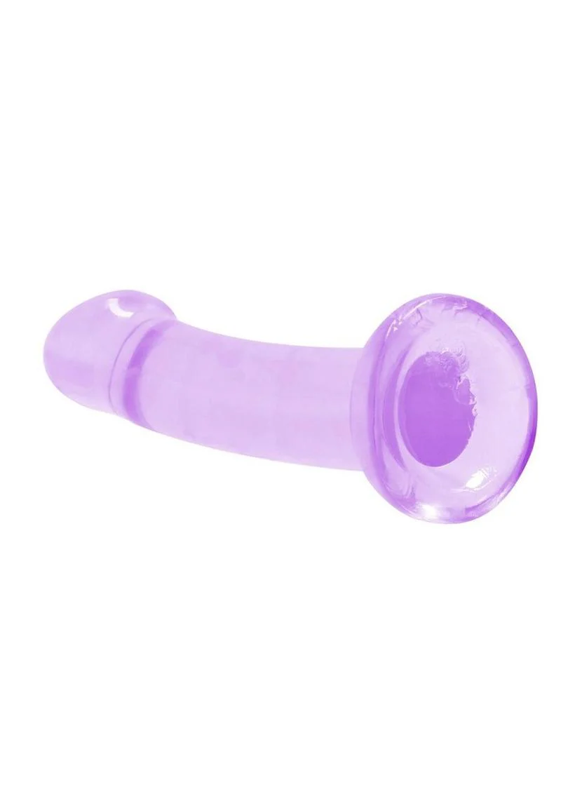 Realrock Crystal Clear Non Realistic Dildo with Suction Cup - Image 23