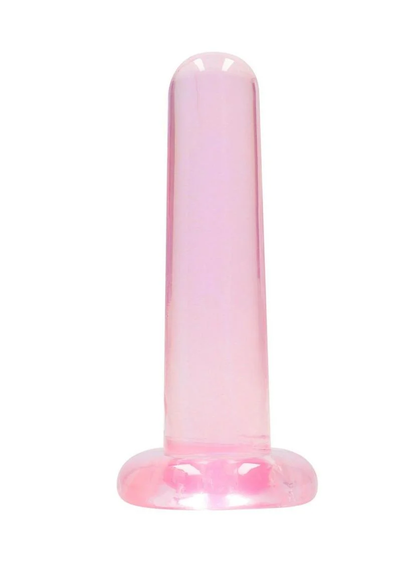 Realrock Crystal Clear Non Realistic Dildo with Suction Cup - Image 8