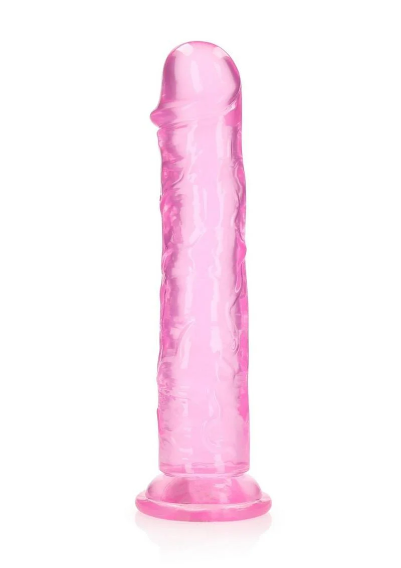 Realrock Crystal Clear Straight No Balls Dildo - Image 11