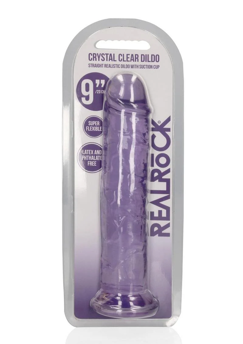 Realrock Crystal Clear Straight No Balls Dildo - Image 16