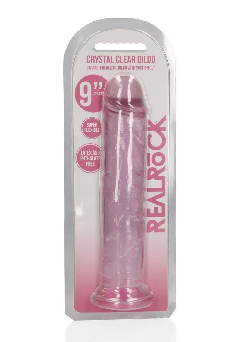 Realrock Crystal Clear Straight No Balls Dildo - Image 19
