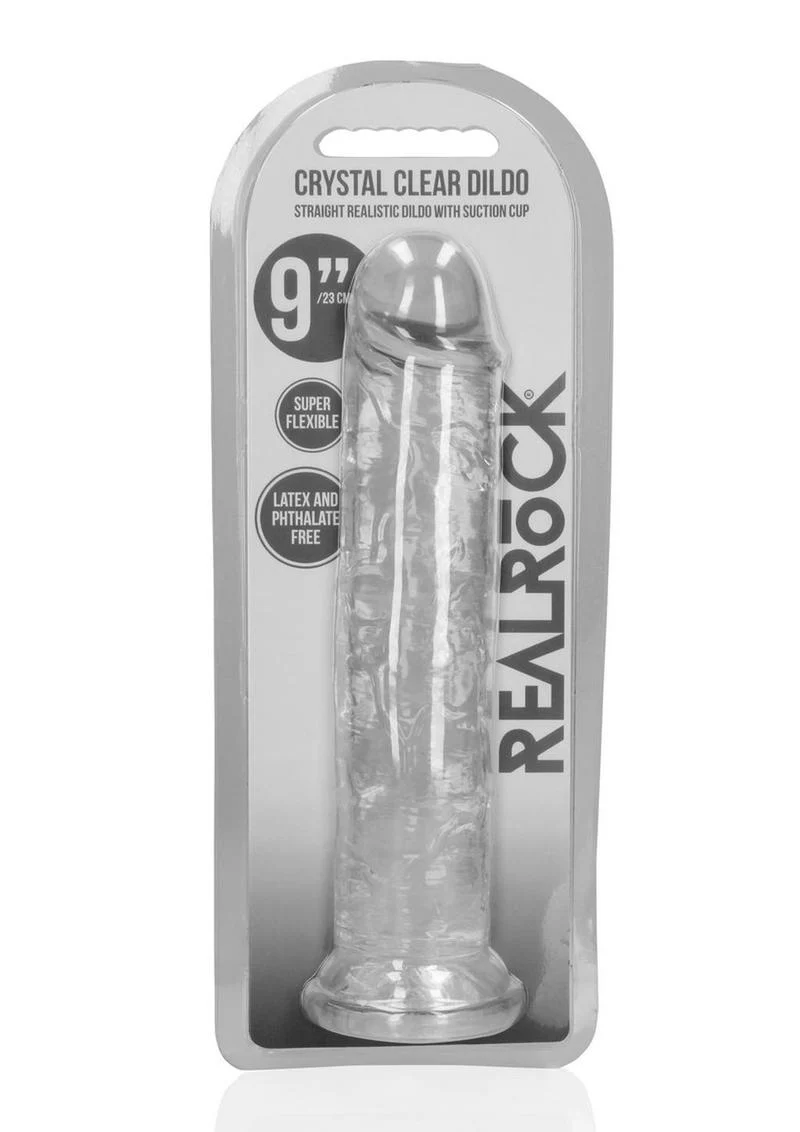 Realrock Crystal Clear Straight No Balls Dildo - Image 22
