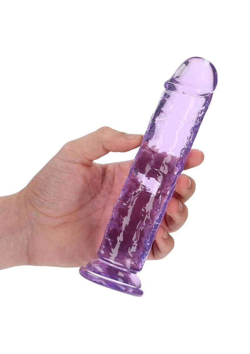 Realrock Crystal Clear Straight No Balls Dildo - Image 33